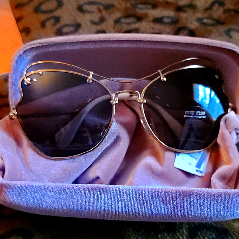 NWT MIU MIU butterfly sunglasses